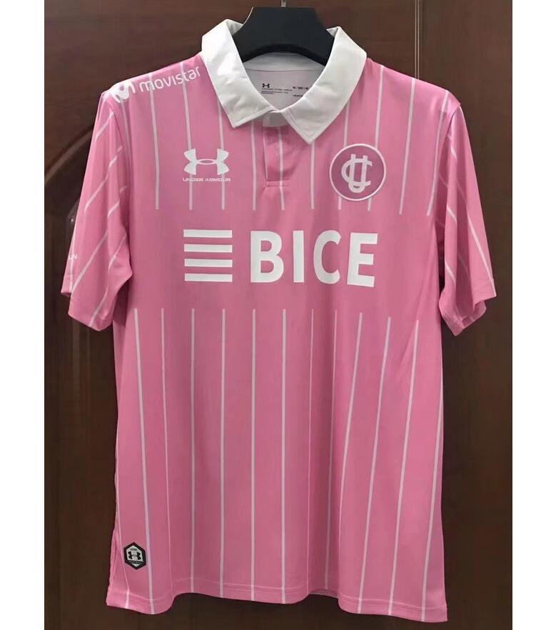 2021/22 Club Deportivo Universidad Católica Third Away Pink Soccer Jersey Shirt